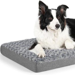 Large Dog Crate Bed Removable Washable Cover Ultra Comfy for Dogs up to 55 lbs